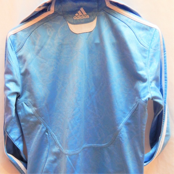 NWT Adidas jacket Women M Rare Official Nascar Earnhardt JR Blue DISCOUNT SHIP